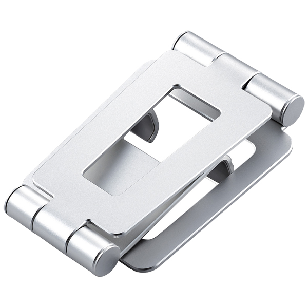 タブレット用スタンド/アルミスタンド/角度調節可能/シルバー