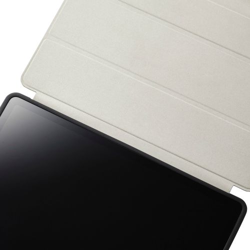 Lenovo Tab K11用フラップケース/手帳型/タッチペン収納対応/ブラック