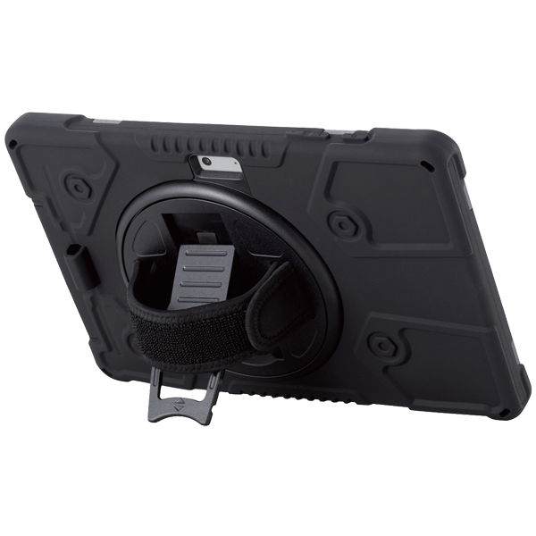 Surface Go 2用フルプロテクトケース/ショルダーベルト付/スタンド付/ブラック