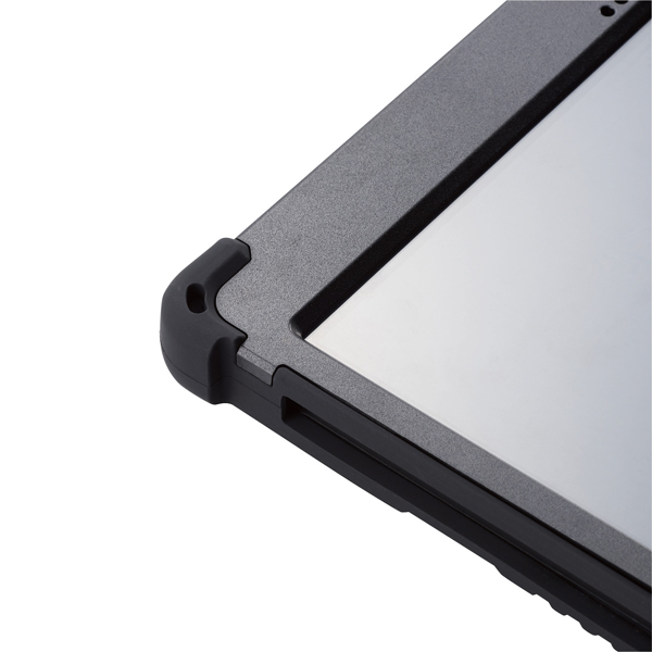 Surface Go 2用フルプロテクトケース/ショルダーベルト付/スタンド付/ブラック