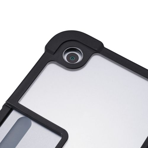 Surface Pro 12/ハイブリッドケース/フラップ付/衝撃吸収/キーボード対応