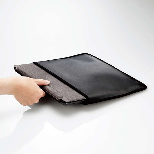 Surface Pro 8/Pro X用セミハードポーチ/ブラック