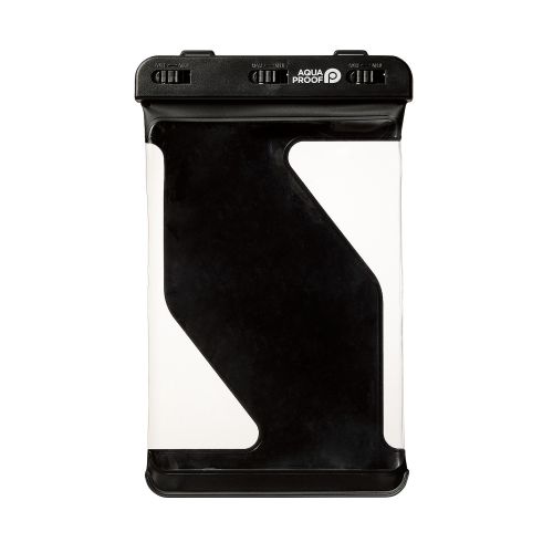 タブレット防水ケース/IPX8/ボタンの押しやすいサイドフレームレスタイプ/ネックストラップ付/7～8.3inch/ブラック
