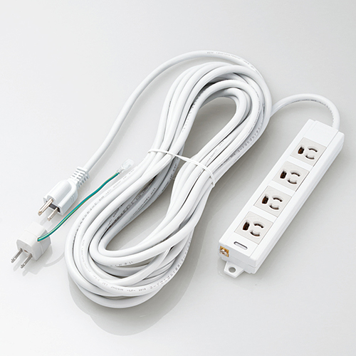 OAタップ/3P/4個口/マグネット/10m/変換アダプタ付