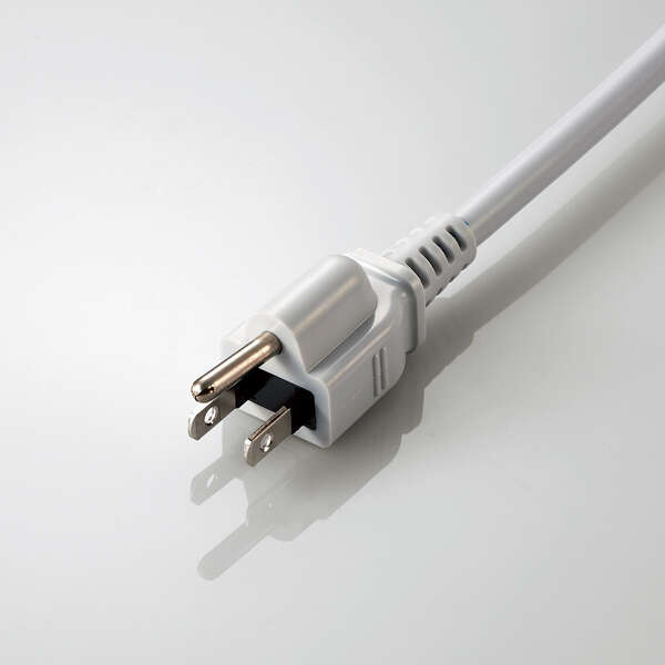 法人用タップ/ロング型/3P6口/5m/抜け止め/過電流ブレーカー/RoHS指令準拠/ライトグレー