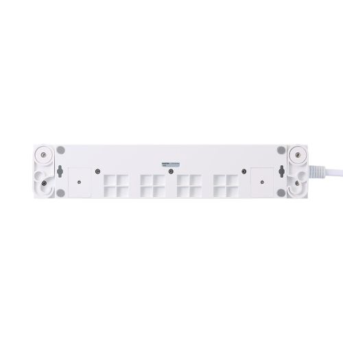 イージーリリースタップ/雷サージ付/ホコリシャッター付/6個口/スイングプラグ/1.0m/ホワイト