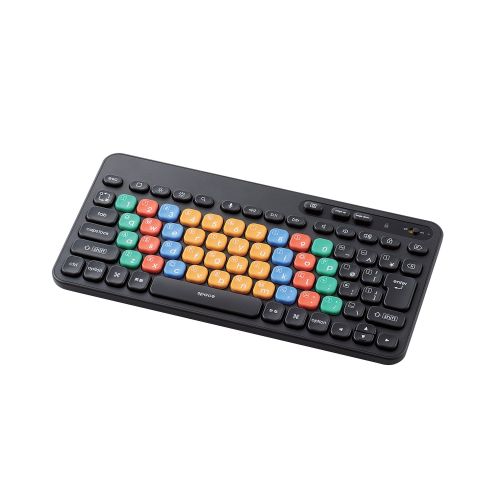 パソコン学習用キーボード/KEY PALETTO/Bluetooth/iPadOS/iOS用/メンブレン式/ミニサイズ/抗菌/ブラック