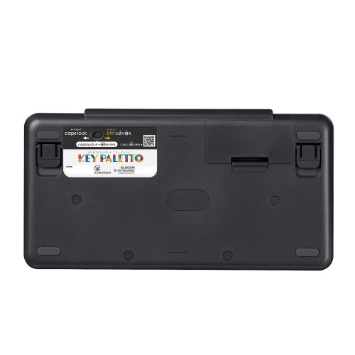 パソコン学習用キーボード/KEY PALETTO/無線(2.4GHz)/メンブレン式/ミニサイズ/抗菌/ブラック