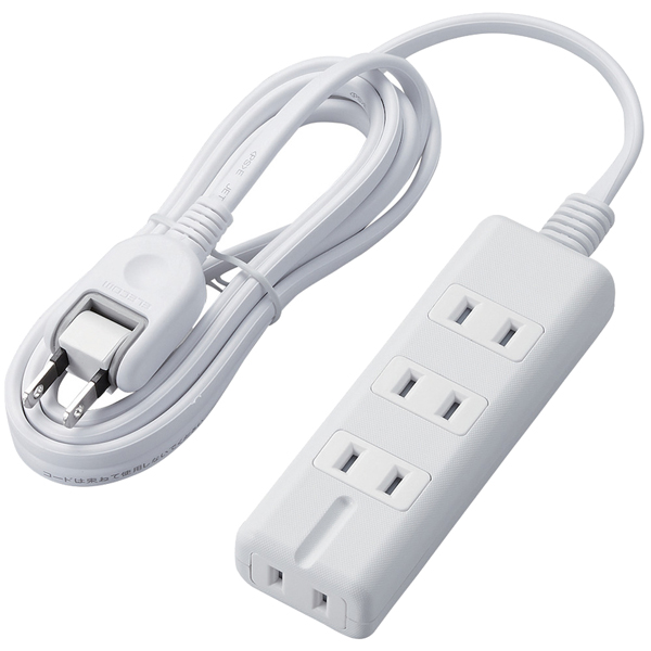 磁石タップ/4個口(内3ピン1)/2m/ホワイト