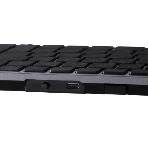 キーボード/Precisionist/無線2.4GHz/Bluetooth/マルチペアリング/充電式/ミニサイズ/パンタグラフ式/ブラック