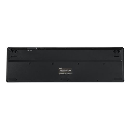 キーボード/Precisionist/無線2.4GHz/Bluetooth/マルチペアリング/充電式/フルサイズ/パンタグラフ式/ブラック