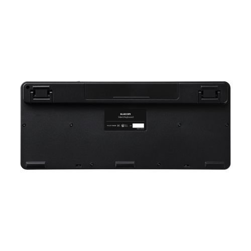 キーボード/無線2.4GHz/静音/ミニサイズ/メンブレン式/ブラック