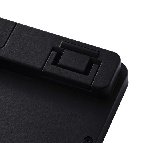 キーボード/無線2.4GHz/静音/ミニサイズ/メンブレン式/ブラック