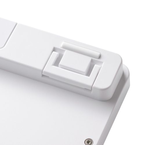 キーボード/無線2.4GHz/静音/ミニサイズ/メンブレン式/ホワイト