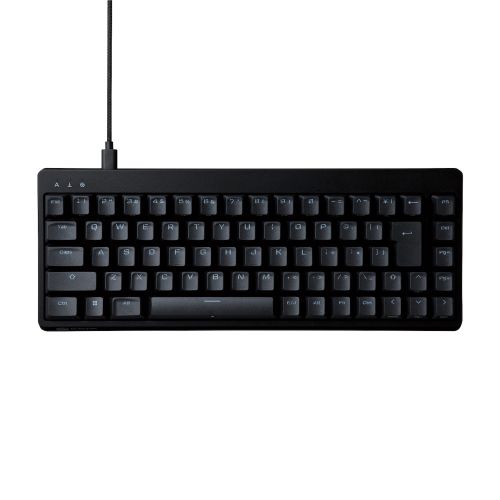ゲーミングキーボード/V custom/有線/着脱式/メカニカル/ネオクラッチキーキャップ/テンキーレス/65％サイズ/スピードリニア(銀軸)/RGB/ブラック