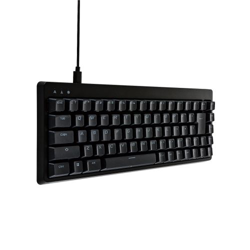 ゲーミングキーボード/V custom/有線/着脱式/メカニカル/ネオクラッチキーキャップ/テンキーレス/65％サイズ/スピードリニア(銀軸)/RGB/ブラック