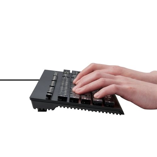 キーボード/有線/メンブレン式/フルサイズ/洗える/抗菌/ブラック