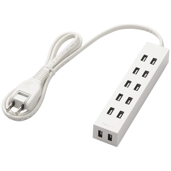 シャッタータップ/flecc barra/6個口/1.0m/ホワイト