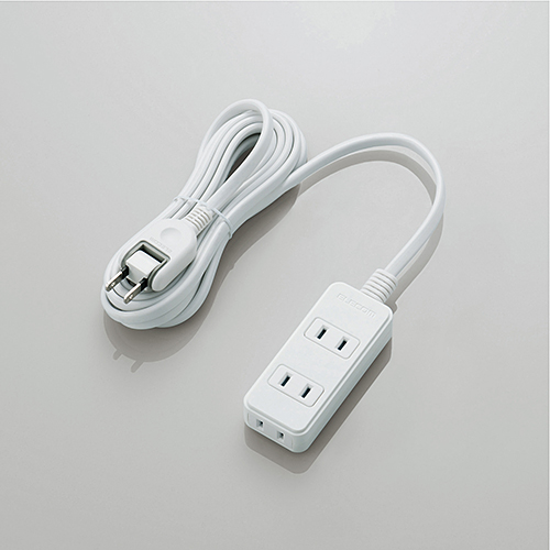 スイングプラグタップ/3個口/3m/ホワイト