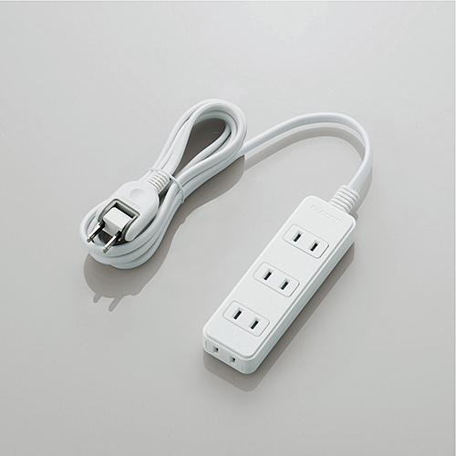 スイングプラグタップ/4個口/2m/ホワイト