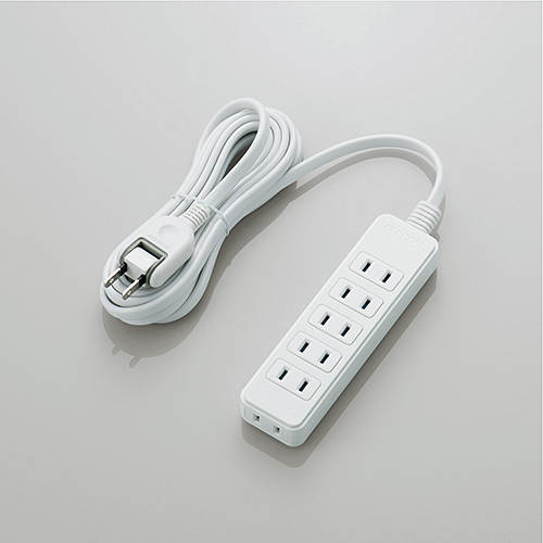 スイングプラグタップ/6個口/3m/ホワイト