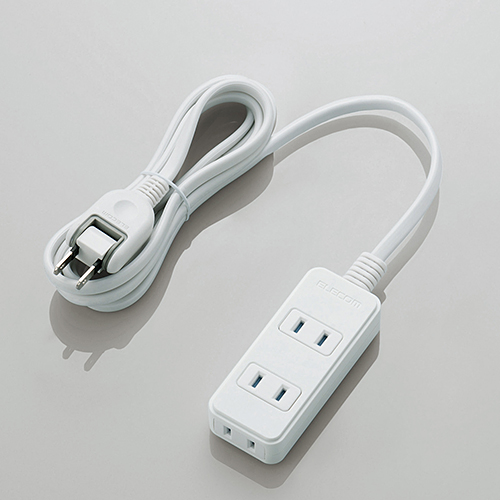 シャッタータップ/3個口/2m/ホワイト