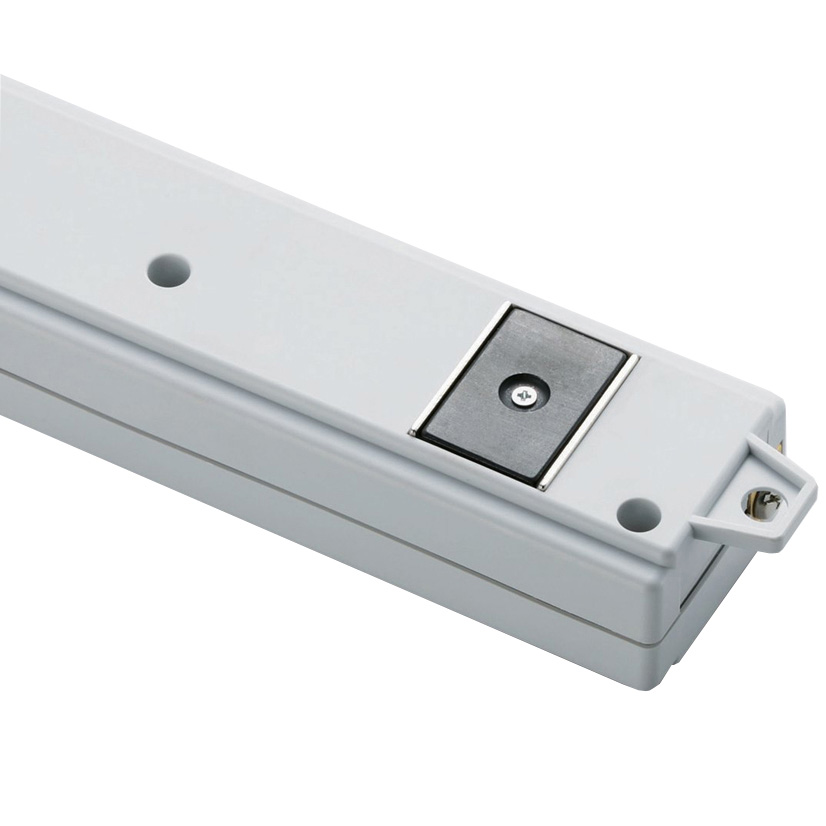 RoHS指令 3ピン対応タップ/4個口/マグネット付/抜け止め/1.0m/グレー