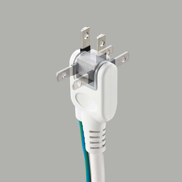 法人用タップ/3P6個口/差込口2P/一括スイッチ/マグネット・ホコリシャッター付/3m/RoHS対応