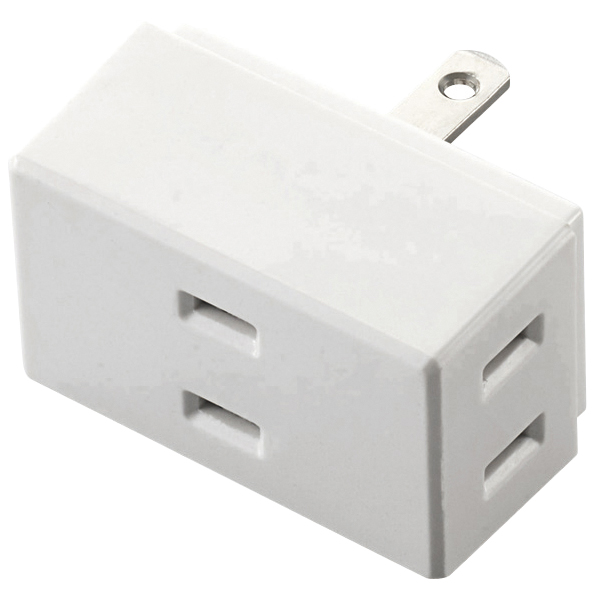 トリプルタップ/3個口/ホワイト