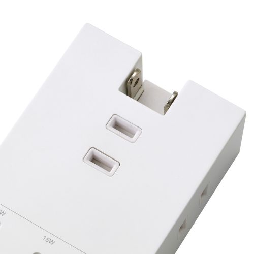USBタップ/USB-C×1/USB-A×2/AC×3/15W/直挿し/180度スイング/Support Ber/ホワイト