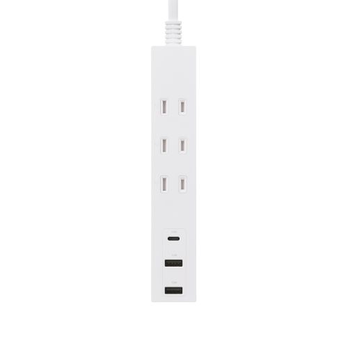 USBタップ/USB-C×1/USB-A×2/AC×3/15W/1.5m/ホワイト