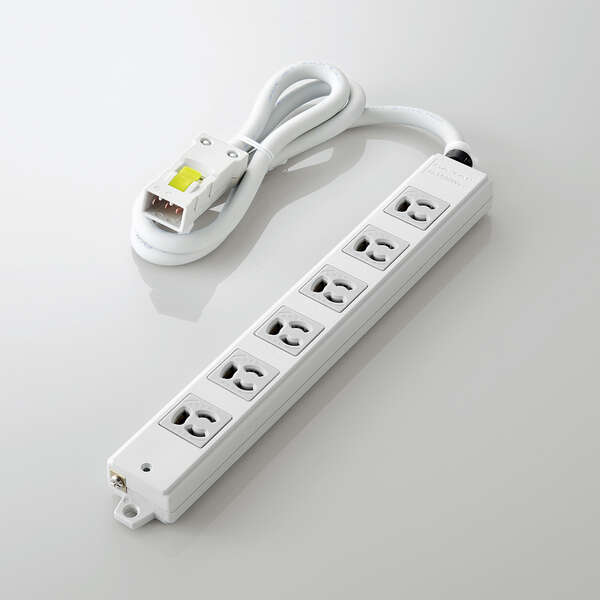 法人用タップ/ハーネスタップ/6口/抜けどめあり/1m