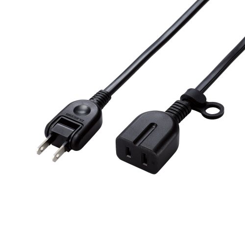 延長タップ/スタンダード/ホコリ防止シャッター付/1.0m/ブラック