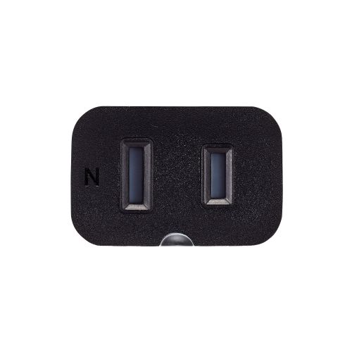 延長タップ/スタンダード/ホコリ防止シャッター付/2.0m/ブラック