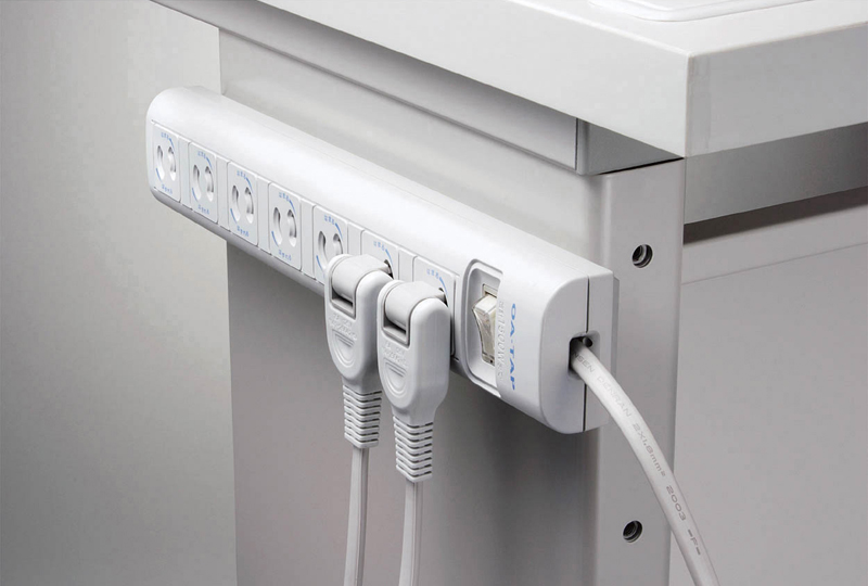 OAタップ/2P/7個口/マグネット/抜け止め/スイッチ/2.0m