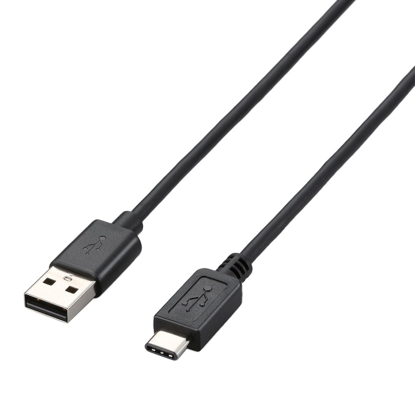USB2.0ケーブル/A-Cタイプ/ノーマル/2.0m/ブラック