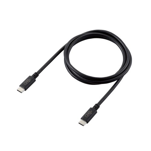 USB2.0ケーブル/C-Cタイプ/認証品/USB Power Delivery対応/240W/1.0m/ブラック