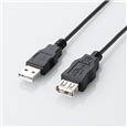 エコUSB2.0延長ケーブル/A-Aメスタイプ/エコ/0.5m/ブラック