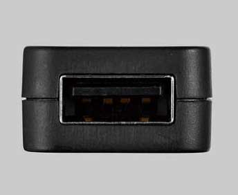 USB HUB2.0/Type-C変換アダプタ付き/カラフルモデル/バスパワー/4ポート/ブラック
