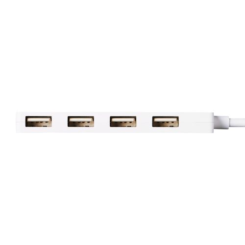 USB HUB/USB-C/USB2.0/バスパワー/4ポート/15cm/ホワイトフェイス
