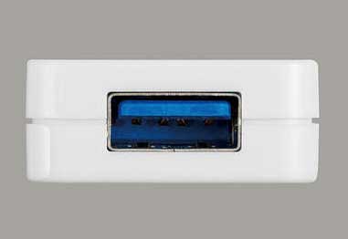USB HUB/USB5Gbps/Type-C変換アダプタ付き/ケーブル固定/バスパワー/3ポート/ホワイト
