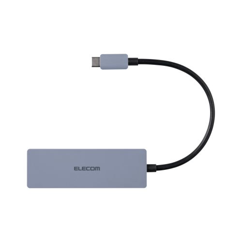 USB HUB/USB-C/USB5Gbps/バスパワー/4ポート/15cm/ネイビー