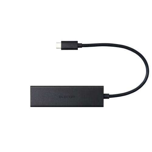USBHUB/USB-C/5Gpbs/USB-A×2/Type-C×2/USB PD 100W対応/バスパワー/4ポート/ブラック