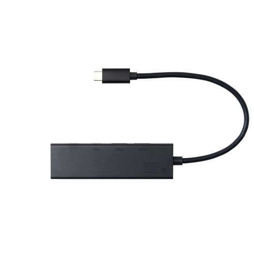 USBHUB/USB-C/5Gpbs/USB-A×2/Type-C×2/USB PD 100W対応/バスパワー/4ポート/ブラック