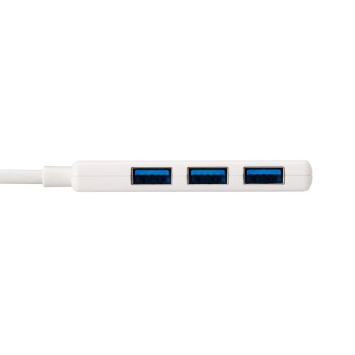 USB HUB/USB5Gbps/バスパワー/3ポート/ホワイト