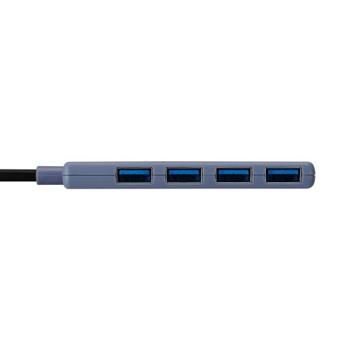 USB HUB/USB5Gbps/バスパワー/4ポート/ネイビー