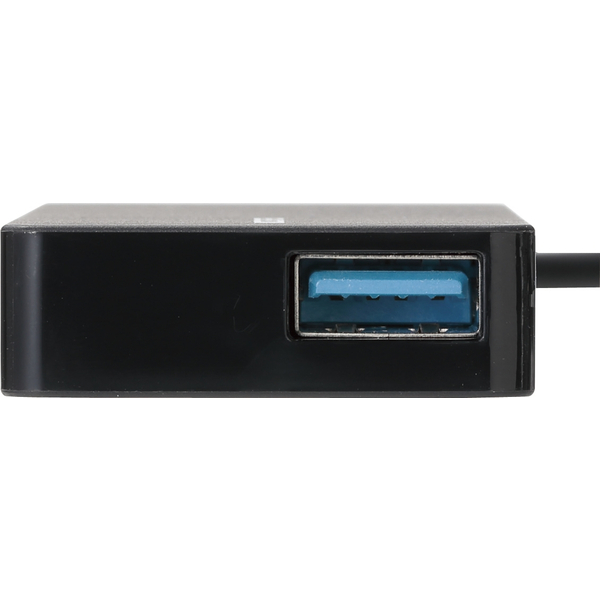 USB3.0ハブ/セルフパワー/タブレット向け/4ポート/ブラック