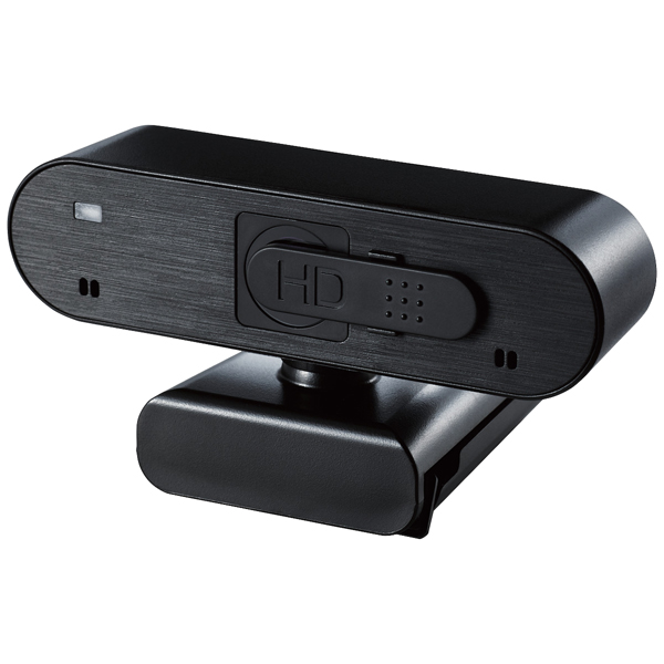 Webカメラ/200万画素/オートフォーカス/Full HD/内蔵マイク付/ブラック