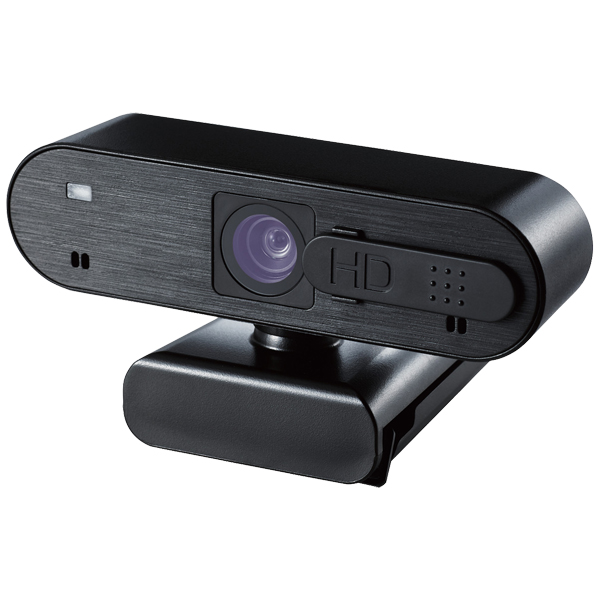 Webカメラ/200万画素/オートフォーカス/Full HD/内蔵マイク付/ブラック