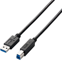 USB3.0ケーブル(A-B)/1.5m/ブラック